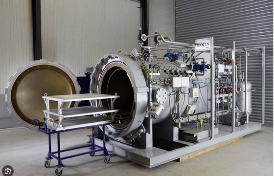 Elektryczne ogrzewanie składnikiem autoklau z 600-5000 mm średnicy sterowanie PLC