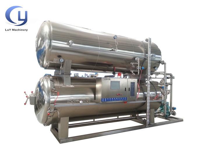 Automatyczna maszyna do sterylizacji pokarmowej pod ciśnieniem, sterylizacja butelki przemysłowa