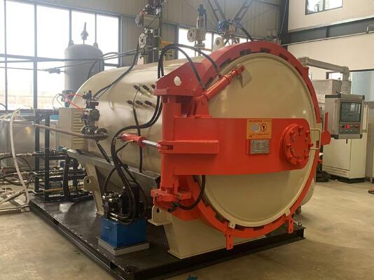 System Pieca z włókien węglowych Kompozyty przemysłowe Autoklaw z włókien węglowych Materiał odporny na wysoką temperaturę i ciśnienie
