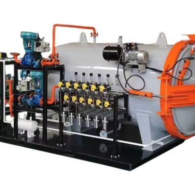 Przekład próżniowy Prepreg CE Włókno węglowe Siedlisko maszyny wysokiego ciśnienia składnik silnik autoklawowy z podwójnymi ścianami zbiornik wysokiej temperatury duża pojemność